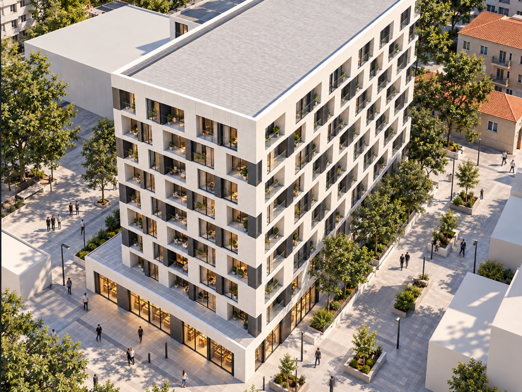 Shesim Apartament 2+1+2 - Bathore, Pedonalja e Bathores