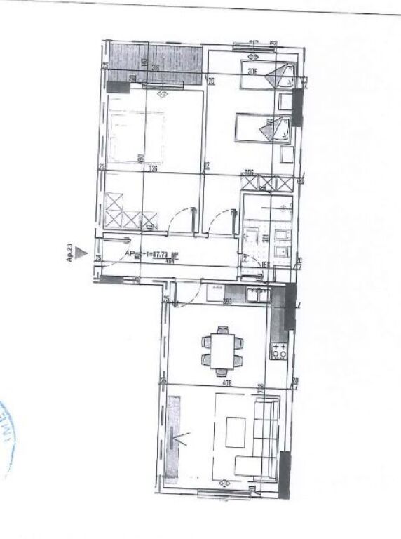 Apartament 2+1+Post Parkimi Ne Shitje Ne Babrru ID 5781