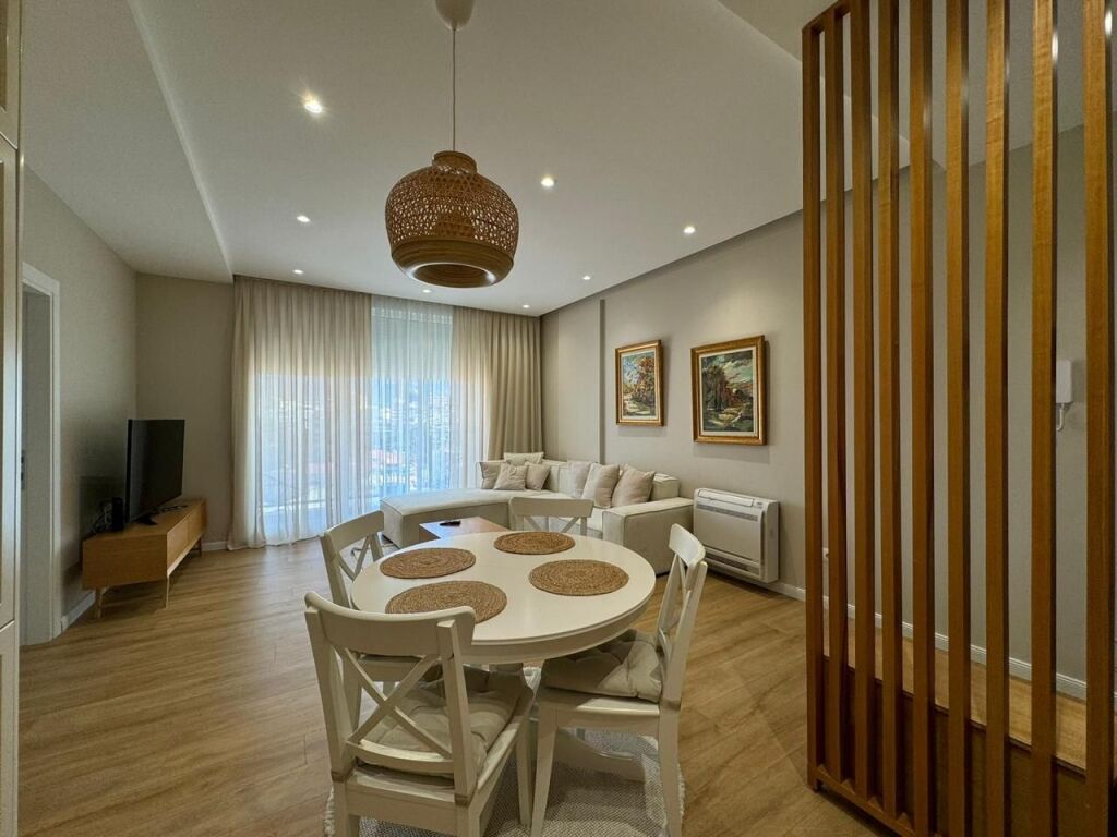 Apartment 2+1+2 for rent at 21 Dhjetori, near Joena Supermarket, Kavajes Street, Muhamet Gjollesha Street.