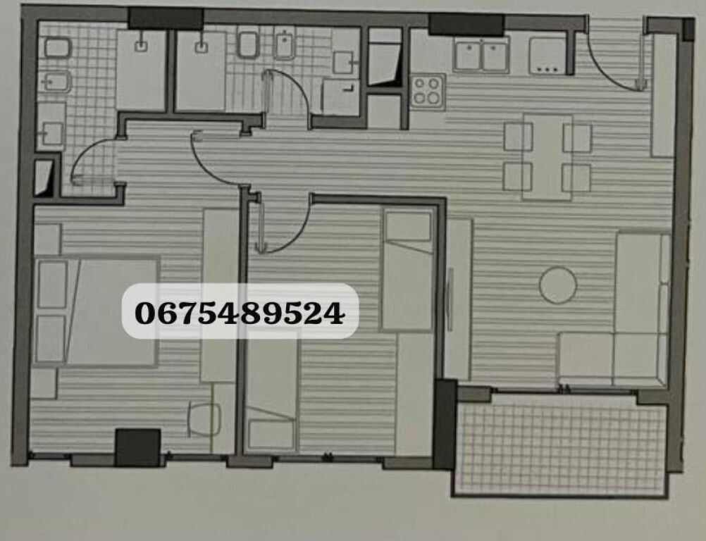 Apartament 2+1 per shitje tek 5-Maji 155k