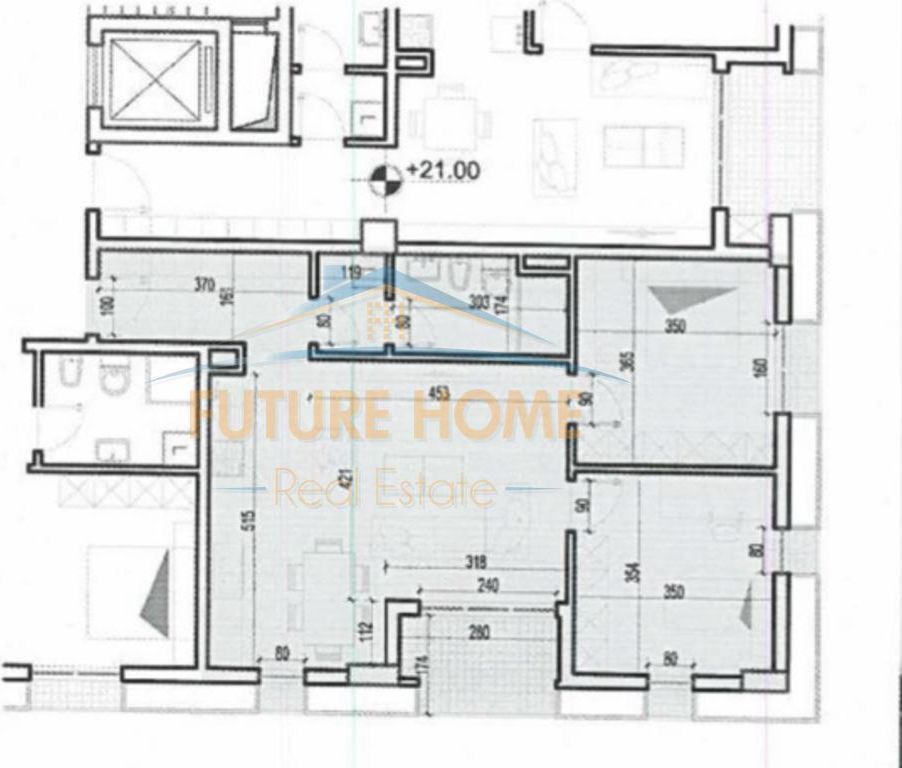 Shitet, Apartament 2+1, Rezidenca "Porcelani 1"