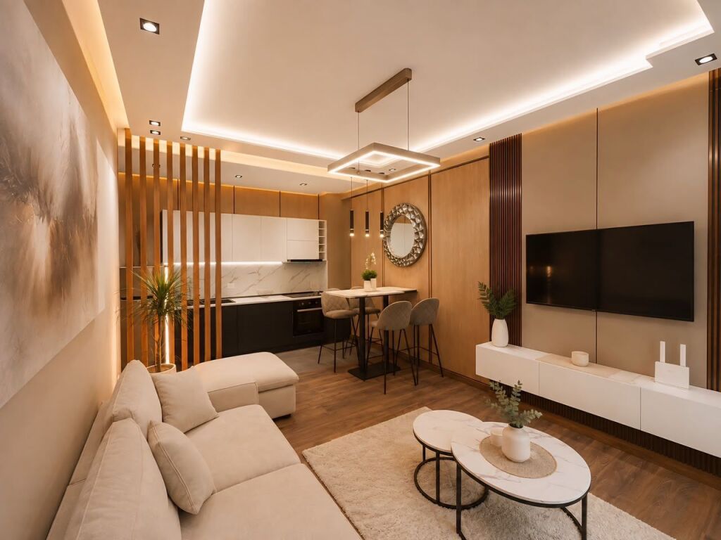 Qera, Apartament 1+1+Post Parkimi, Plazh , Durres