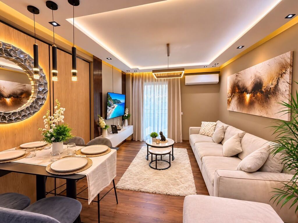 Qera, Apartament 1+1+Post Parkimi, Plazh , Durres
