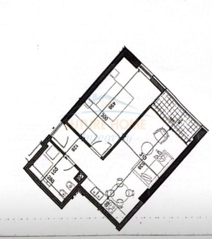 For sale, Apartment 1+1, Forest Residence, Tirana.