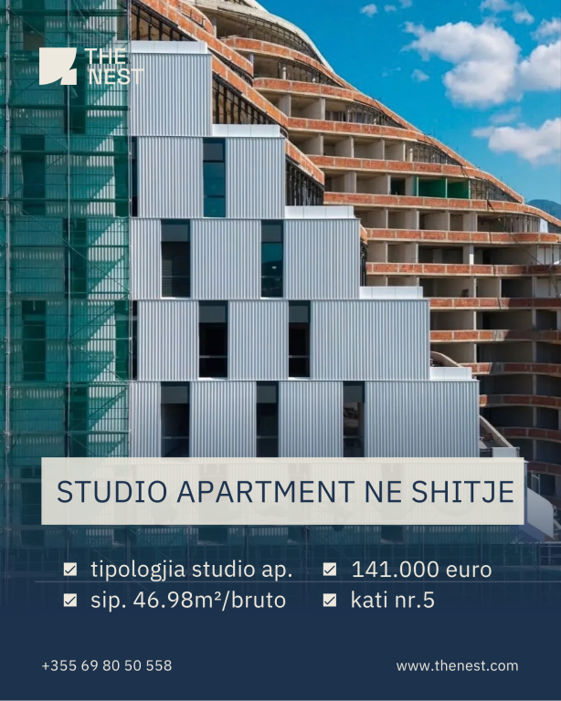 TN0032 |  STUDIO AP.  PËR SHITJE TEK EKSPOZITA B.