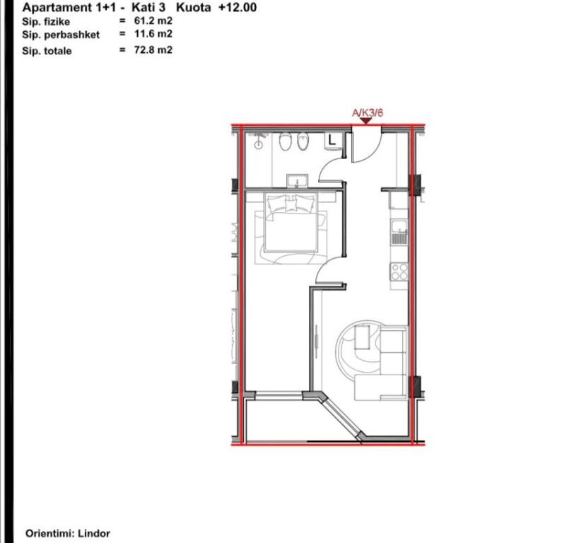 Apartment 1+1 for sale Paskuqan at Aluna 5