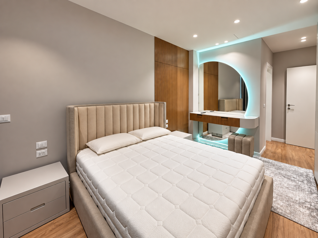 Jepet me qira apartament 2+1+2 tek Lake View Residence