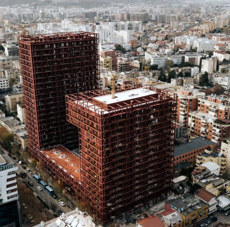 🏢 SHITET APARTAMENT 1+1 – TIRANA GARDEN BUILDING 📍