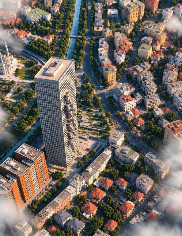 Ufficio in affitto superficie 1569 m2 a Downtown One