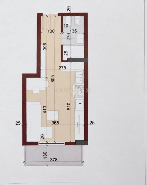 SHITET GARSONIERE NË PORCELAN, TIRANË – 85,000 €