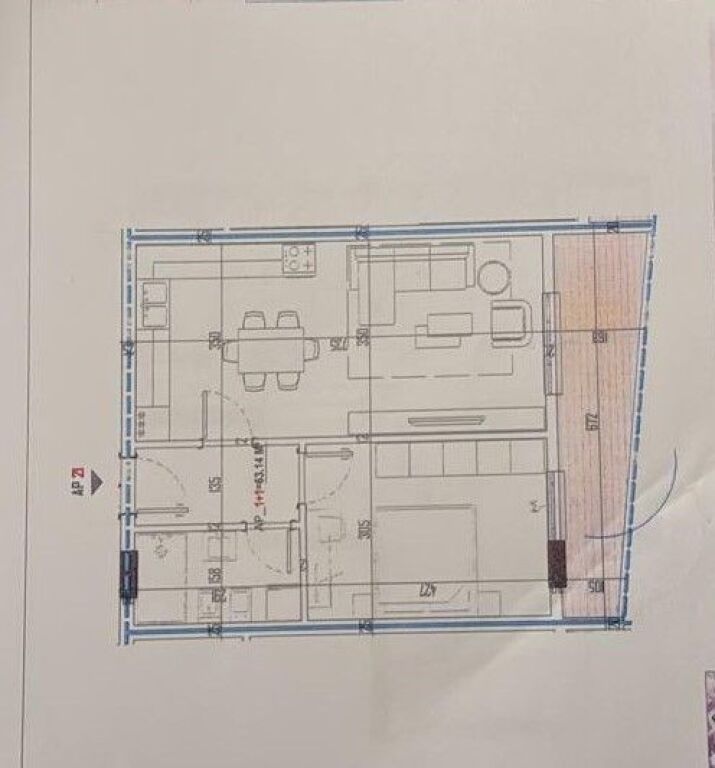 Apartament Per Shitje 1+1 Ne Institut (ID B110630) Tirane
