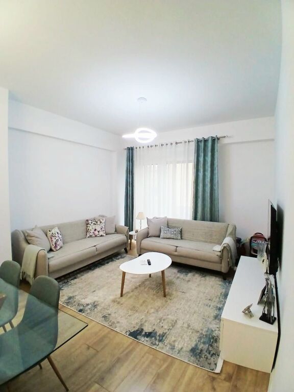 Apartment 2+1+2 for rent at Rezidenca Siri, Siri Kodra Street, former Train Station, New Boulevard.