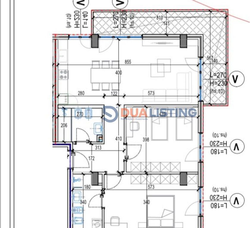 Shitet apartament 2+1+2 ne Kodren e Diellit 2!