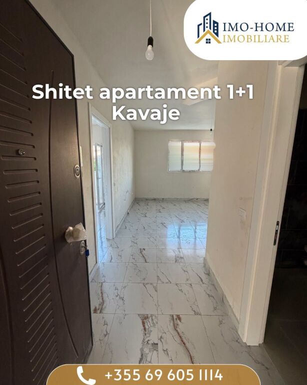 💥New 1+1 apartment for sale with certificate, Kavaje💥