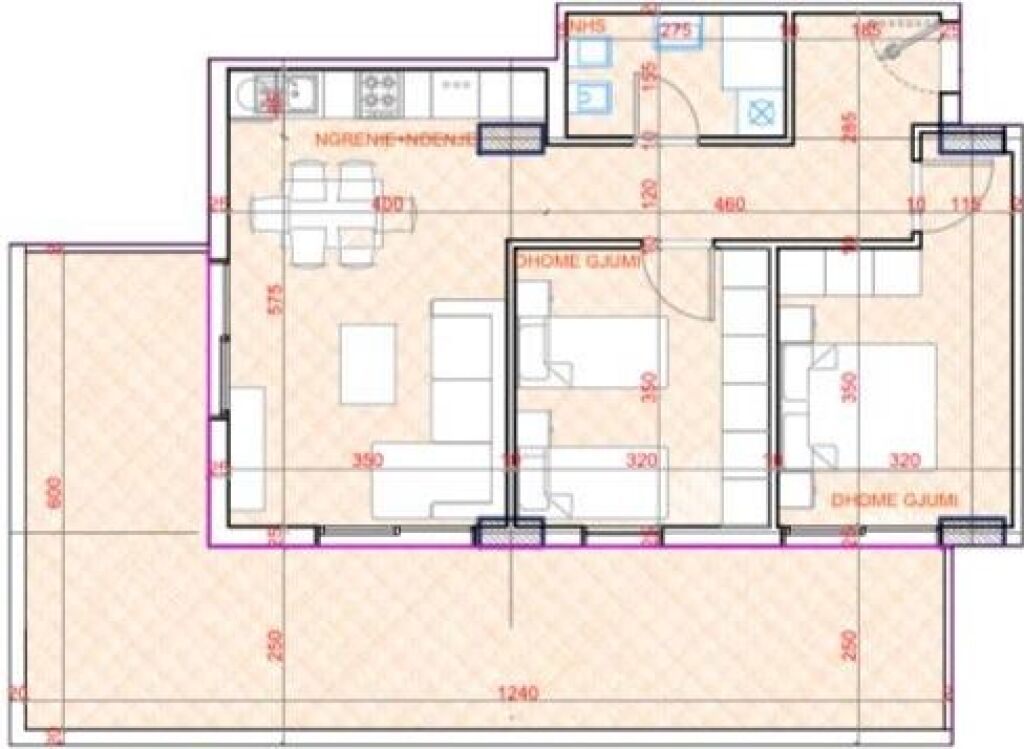 Shitet, Apartament 2+1, Rruga Sokrat Miho, Tiranë    15,000,000 Lekë