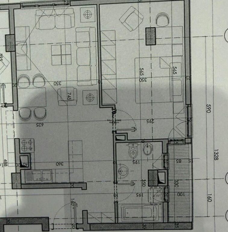 APARTAMENT ME QERA 1+1 21 DHJETORI 65.000 LEKE FH-98164