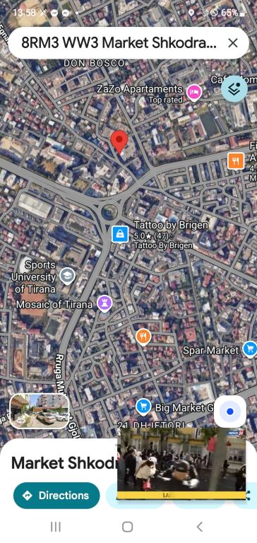 Jepet me Qira Apartament 1+1 - Zogu i Zi, Tirane