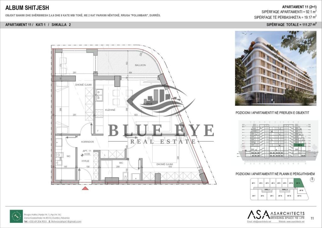 SHITET APARTAMENT 1+1 PRANË RRUGËS SË PORTIT – DURRËS!