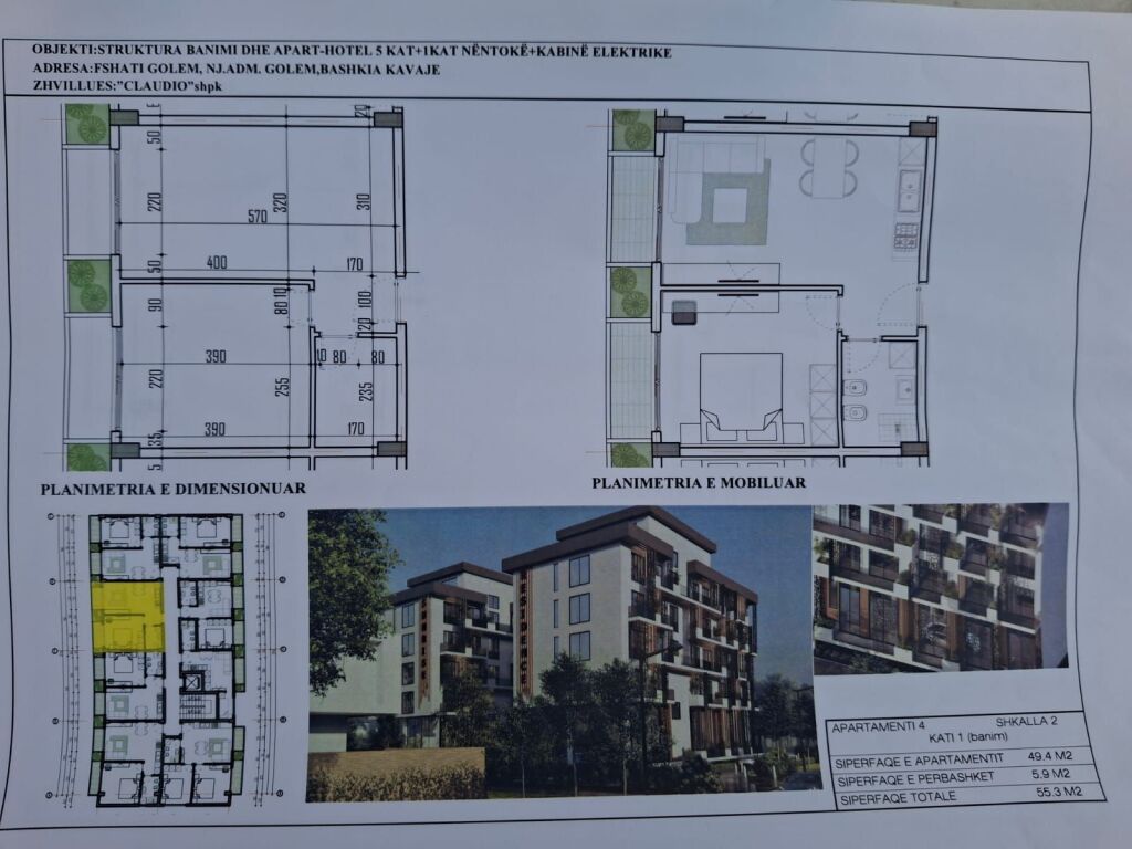 🏡 SHITET APARTAMENT 1+1 NË MALIN E ROBIT! 🌊