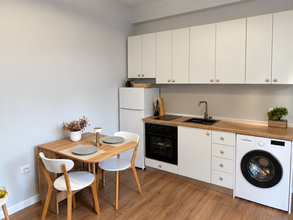 Super Apartament 1+1+parkim me qera ne Ali Dem (50,000 leke)