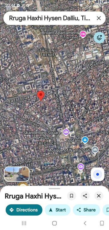 Apartament 1+1 Me Qera - prane Qendres Tirane