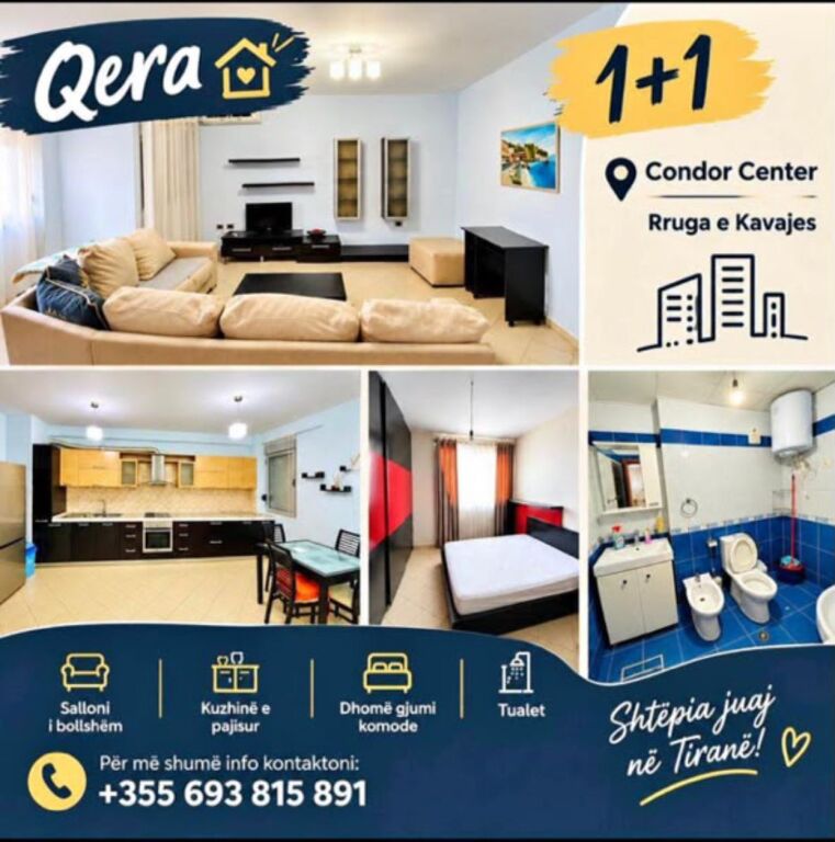 Qera apartament 1+1 Condor Center