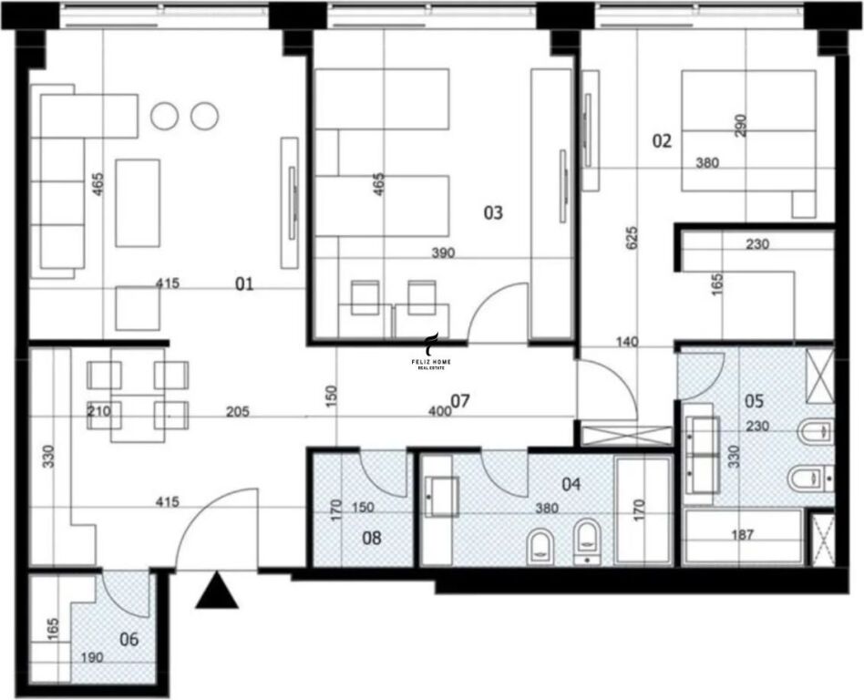 VENDESI APPARTAMENTO PREMIUM 2+1+2 DOWNTOWN ONE 763.200 EURO FH-98328