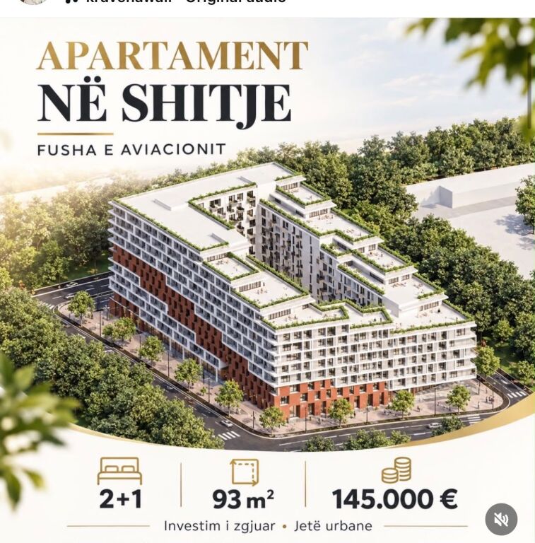 🏡 APARTAMENT 2+1 NË SHITJE | MEIS GARDEN