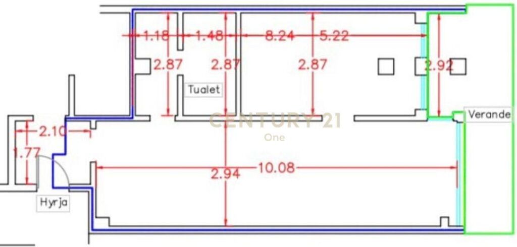 Apartament 1+1 për Shitje – Shirzana White Palace, Paskuqan