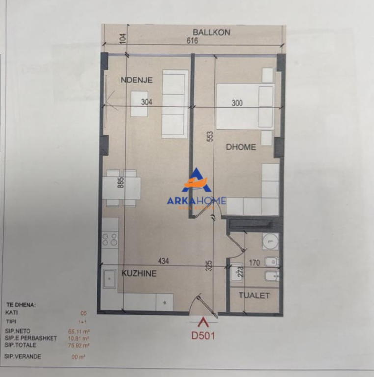 OKAZION!! SHITET APARTAMENT 1+1+BALLKON "KOMPLEKSI CASA BOSKO,DON BOSKO" 151.800 EURO
