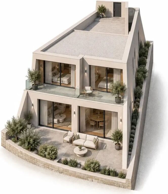 Dupleks me verandë në Swan Lake Residence, Farkë – A2.7