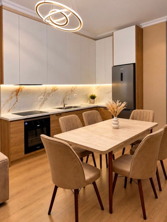 Jepet apartament 2+1 me qira te Kopshti Botanik, pranë Xhamisë. ID 5797