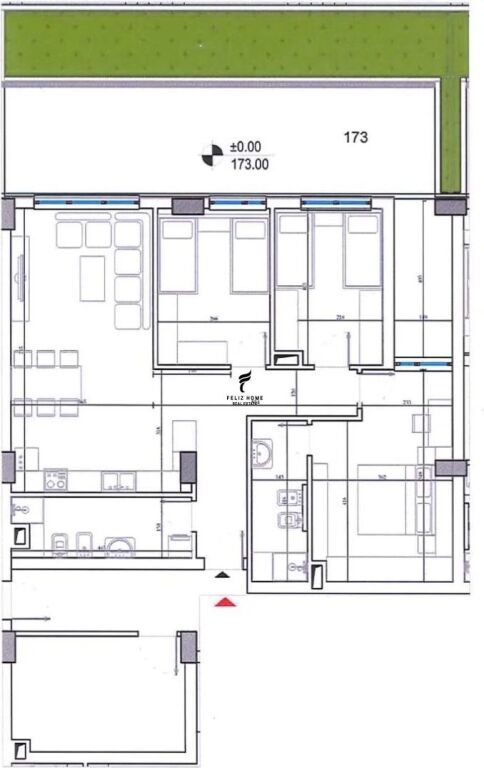 APARTMENT FOR SALE 3+1+2 KODRA E DIELLIT 1 285.000 EURO FH-98501