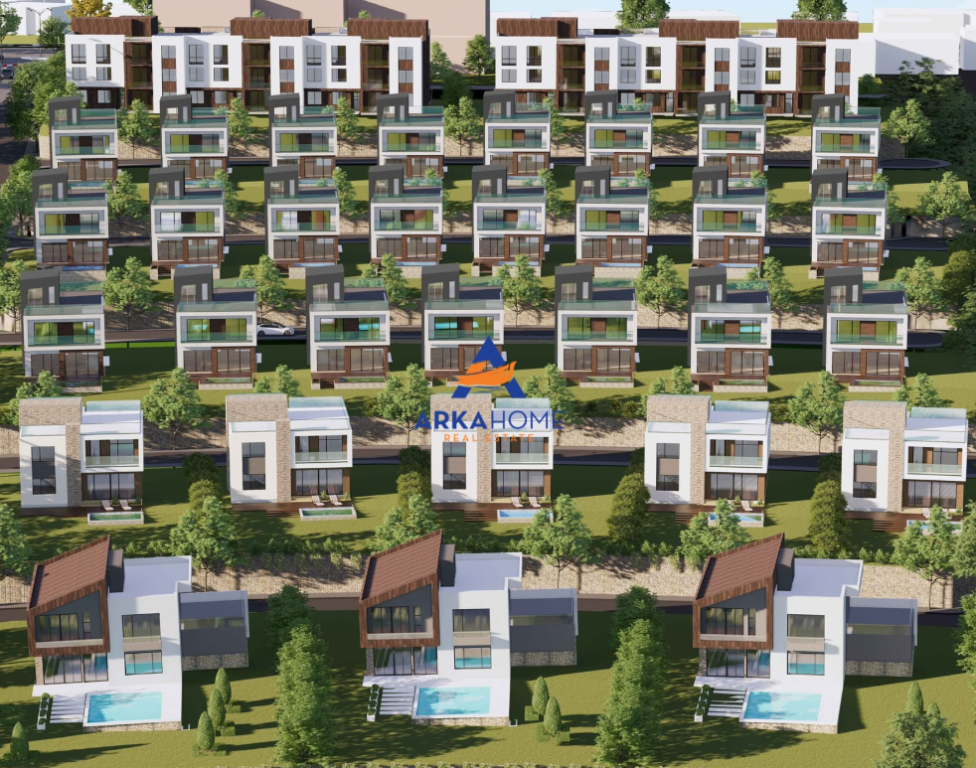 SHITET VILË INDIVIDUALE ME PISHINE 4+1+TARRACE "OLIVE PARK, SAUK" 73.000.000 LEKE