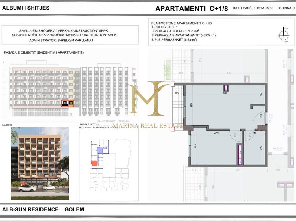 APARTMENT 1+1 FOR SALE GOLEM