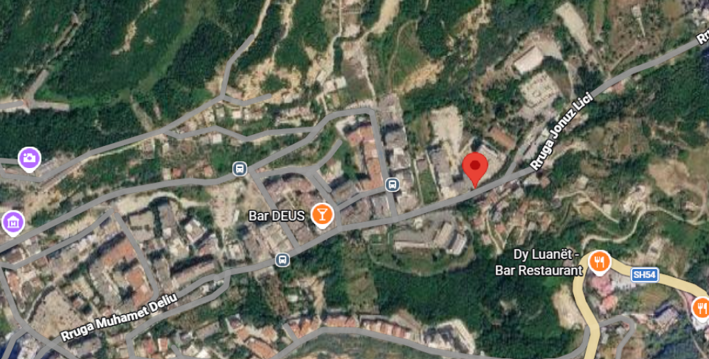 Shitet apartament 1+1 në Fresk, Rruga Muhamet Deliu, Tiranë.