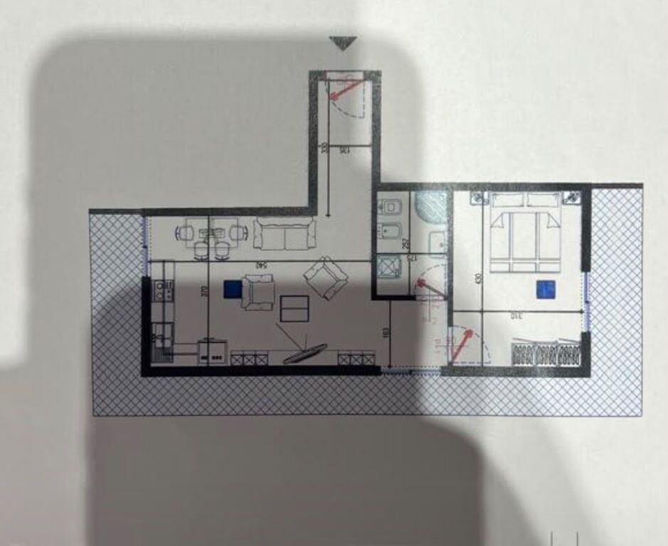 Appartamento 1+1 in vendita a Yzberisht , Viale Migjeni