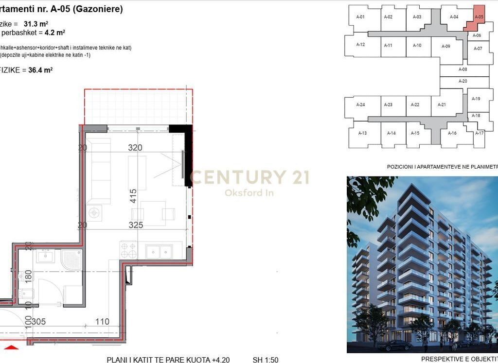 SHITET STUDIO 50.000 Euro, NË REZIDENCËN GOLDEN HOUSE – KUNE, SHËNGJIN!