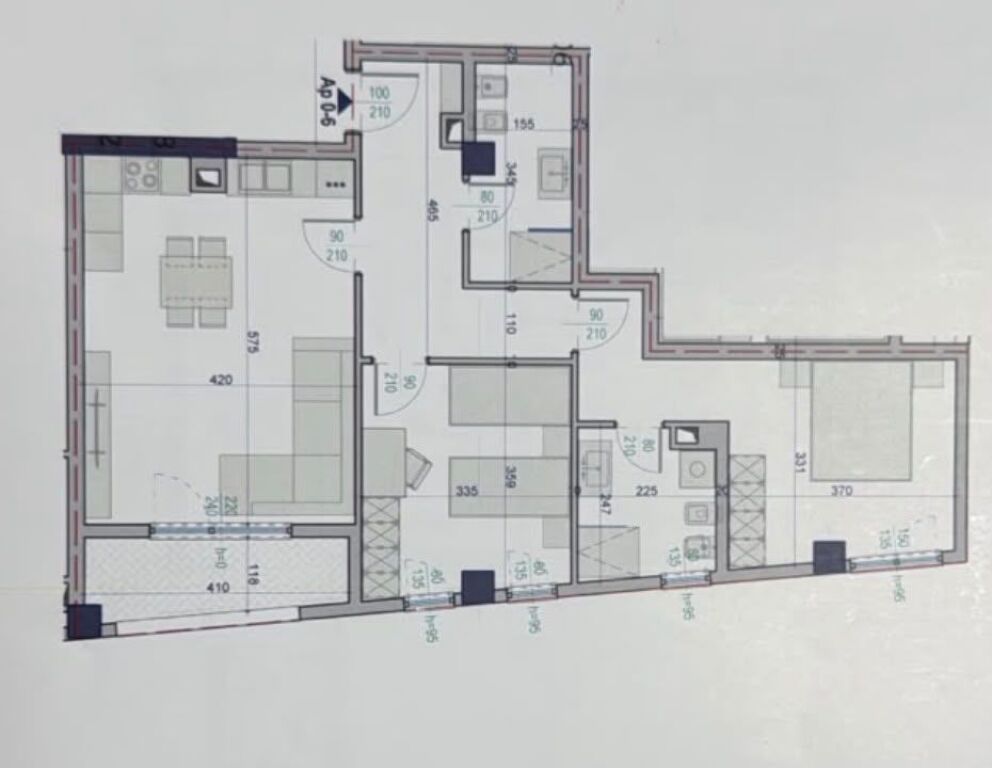 Vendesi appartamento 2+1+2 a Paskuqan, 3a Residence