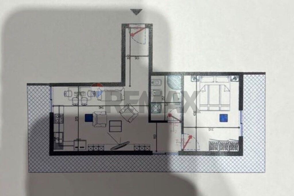 Appartamento 1+1 in vendita al Bulevardi Migjeni