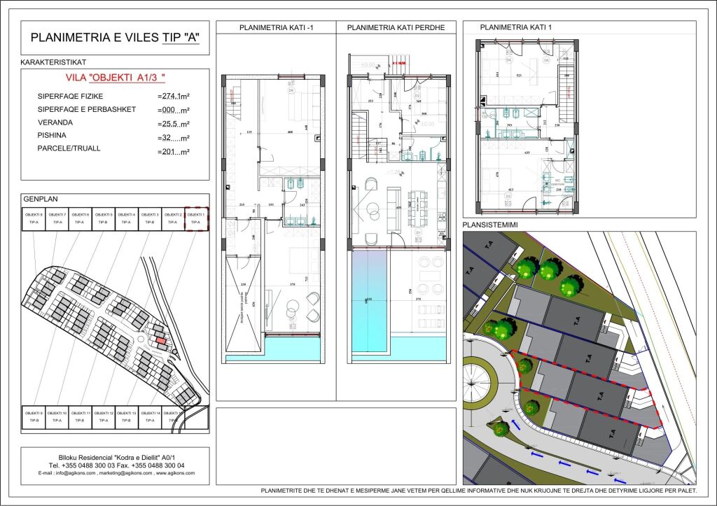 Villa con piscina Flowers Hill A1/3 | 274.1 m² | €611,310