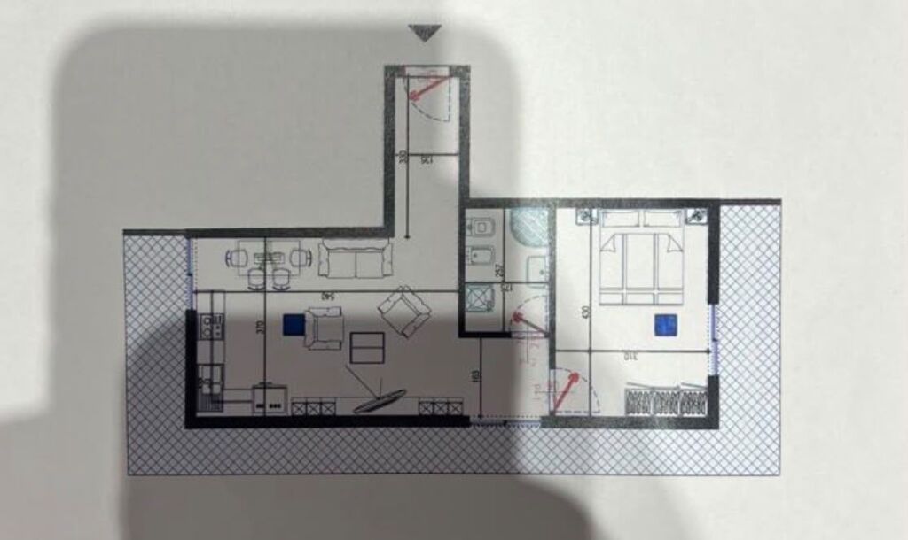 Appartamento 1+1 in vendita a Yzberisht , Viale Migjeni