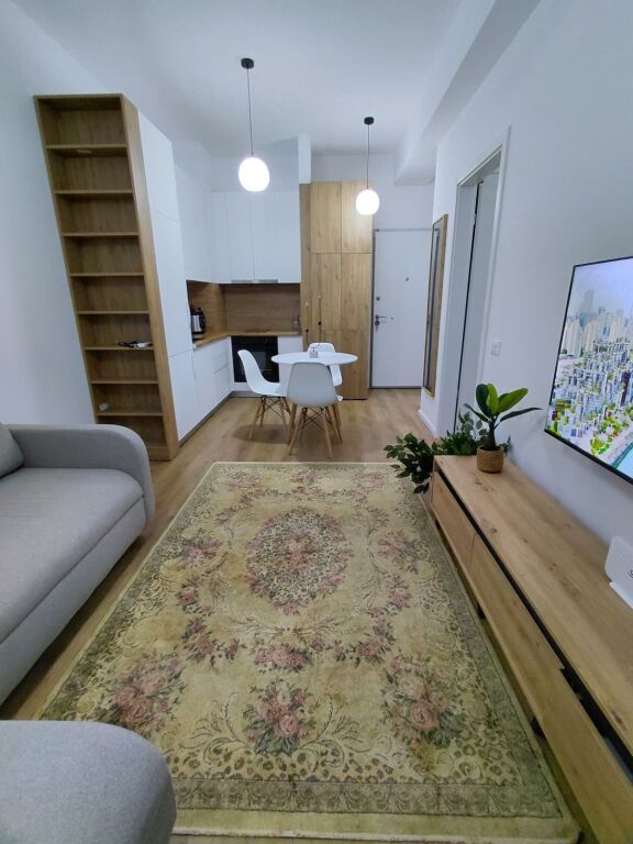 1+1 apartment for rent at Kompleksi Kontakt, Ali Demi Street .