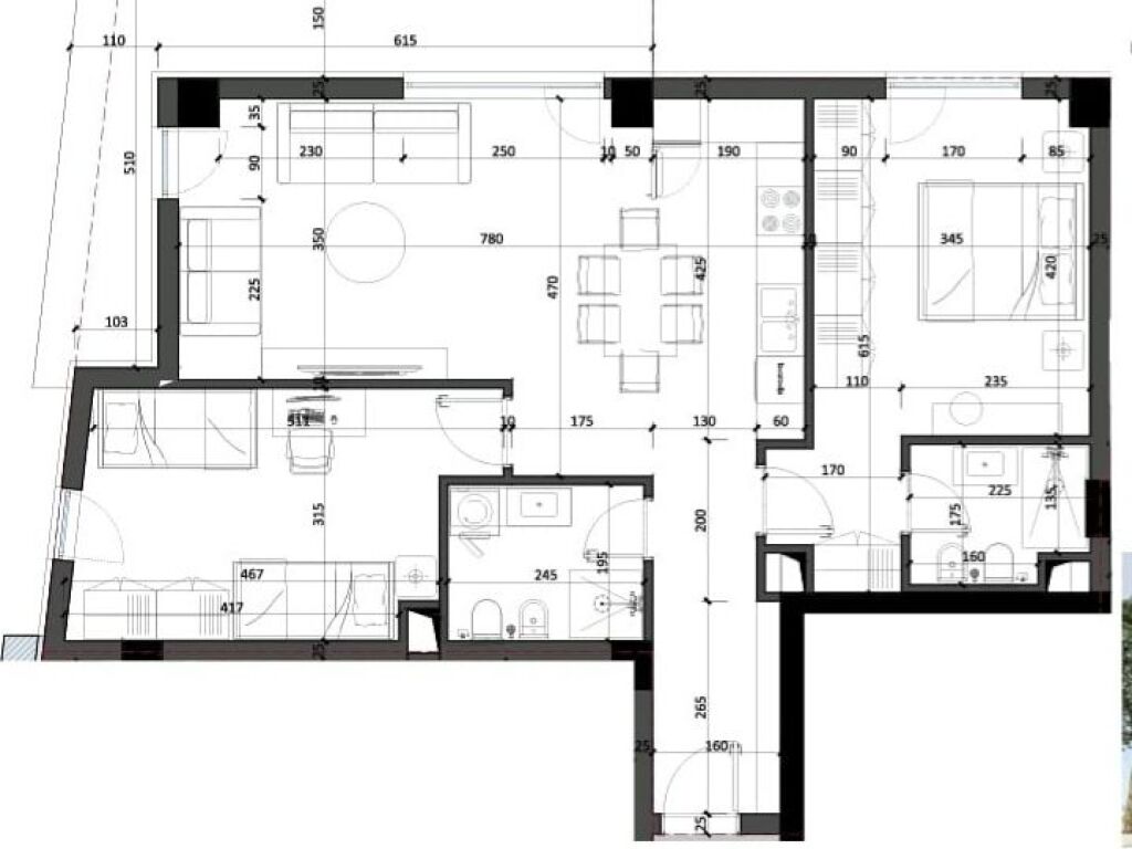!!OKAZION!! Apartament 2+1+2WC ne Shitje ne Kamez, Rruga Demokracia ID 5810