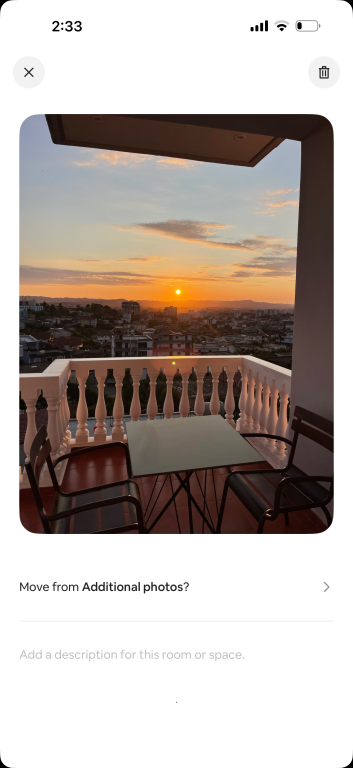 Apartment /studio for rent
