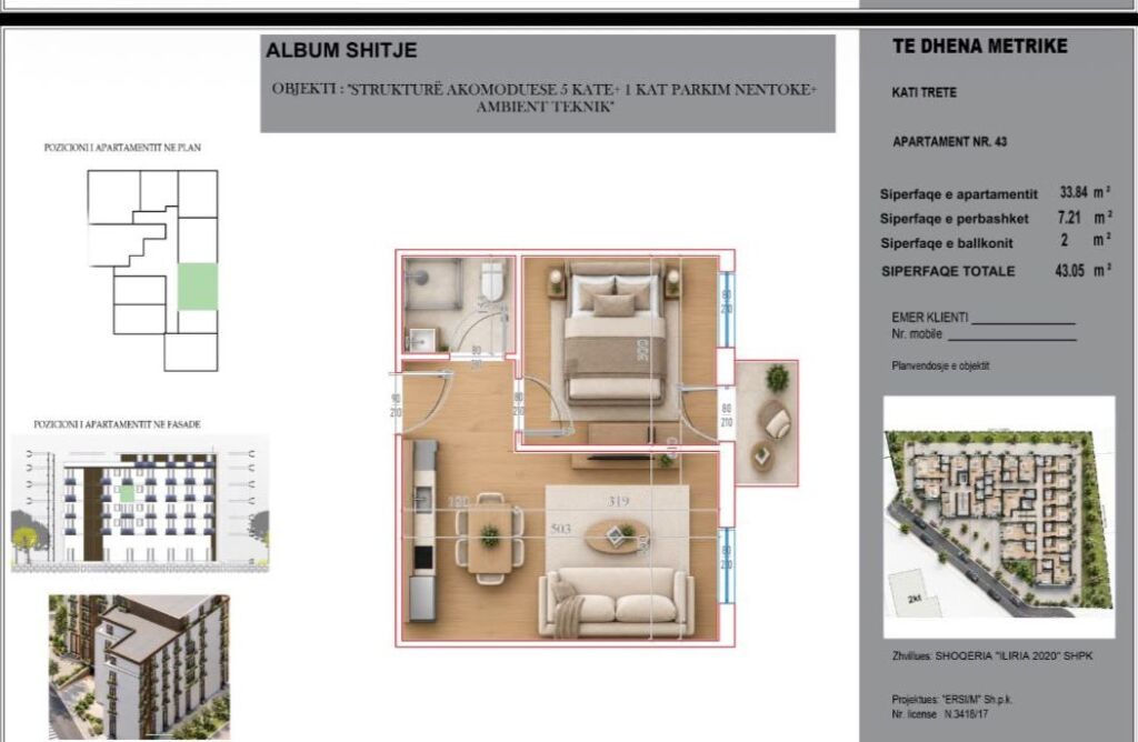 Appartamento in vendita, Mali Robit, Durres!