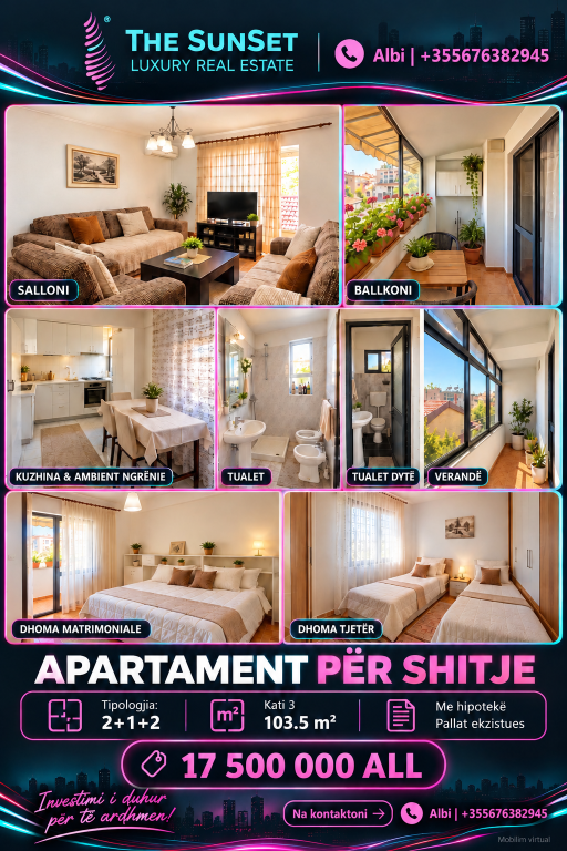 APPARTAMENTO CON 2 CAMERE E 2 BAGNI IN VENDITA!