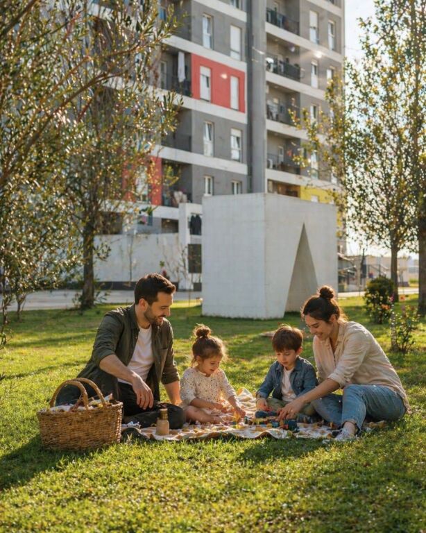 Appartamento 2+1 con ipoteca e posto auto a Univers City