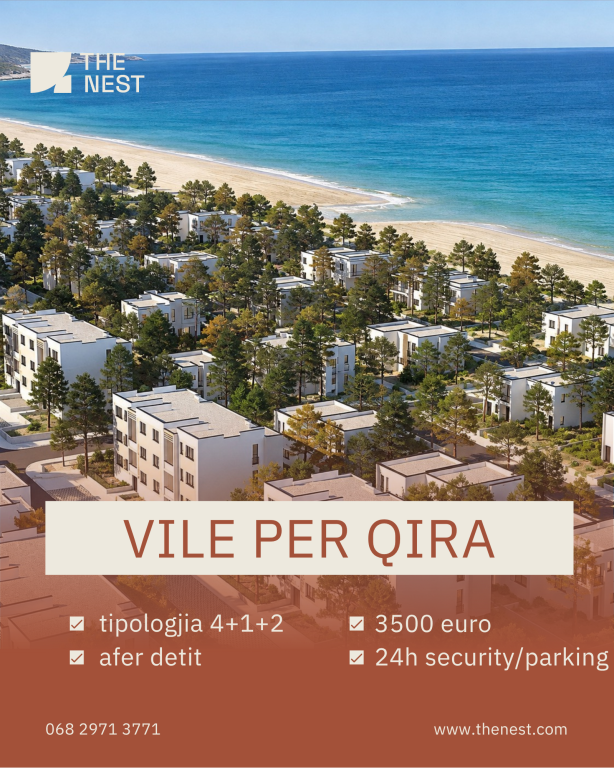 TN0044 | VILË EKSKLUZIVE PËR QIRA TEK VALA MAR R.
