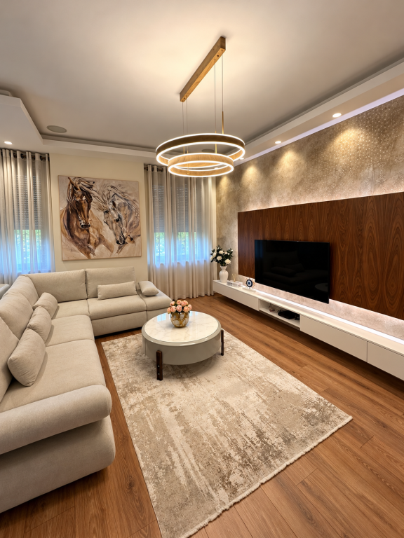Rent, 2+1+2 Apartment+Storage+Parking Space, Park Gate, Elbasan Road.